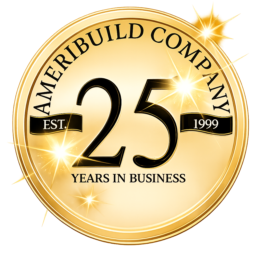 AmeriBuild 25 Years Badge